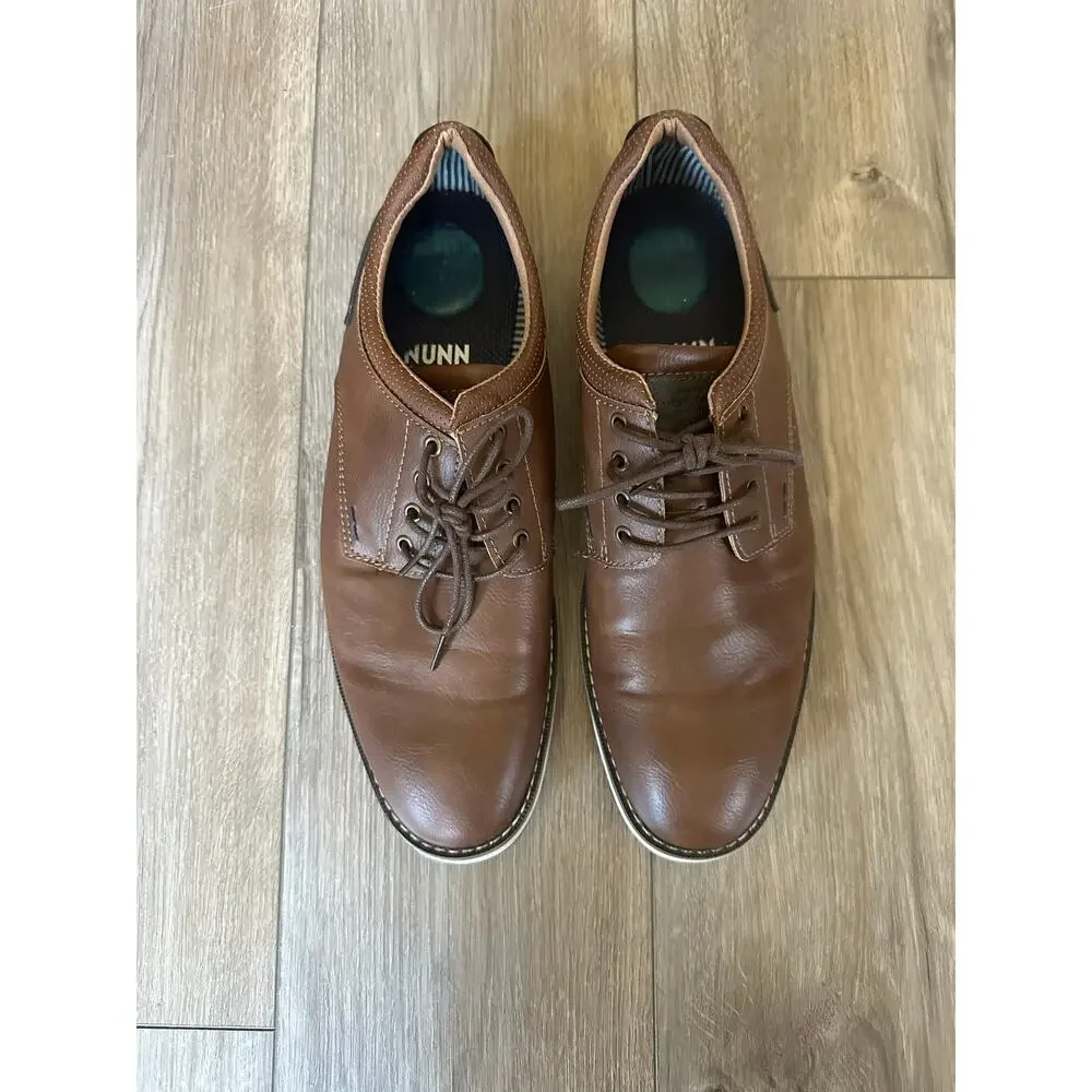 Nunn Bush Hyde II Brown Derby Shoes size 12